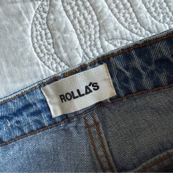 ROLLA'S - Dusters High Rise Straight Jeans - Medium Wash - Picture 7 of 15